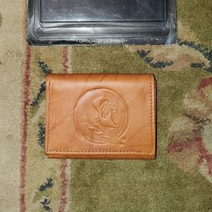 Florida State leather wallet